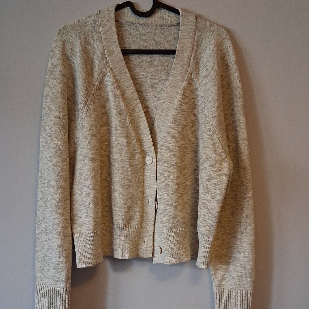 Lululemon Boxy Cotton-Blend Cardigan